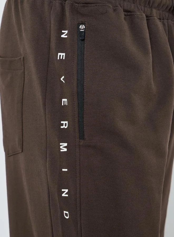 Styli Men Brown Relaxed Fit Joggers